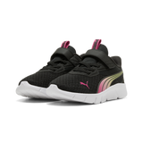 Zapatillas Puma Flexfocus Lite Modern 313848-01 negras de niños, par en vista tres cuartos