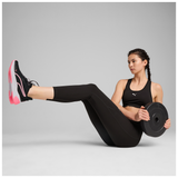 Malla PUMA W TAD Essential Tight Negro - modelo ejercicio suelo