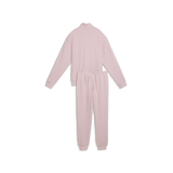 Chándal Puma W Twill Standard Suit rosa, conjunto visto por detrás