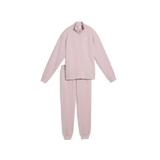 Chándal Puma W Twill Standard Suit 694001 rosa de mujer, conjunto visto de frente