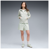 Sudadera de mujer PUMA TECH W FULL ZIP 694039 color 29 Mint, vista trasera de producto