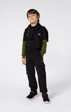 Pantalón niños Champion bolsillo CARGO y puño 307331 negro - Puber Sports