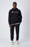 Pantalón Hombre Champion Rib Cuff Algodón Negro – Cómodo y Deportivo