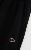 Pantalón Hombre Champion Rib Cuff Algodón Negro – Cómodo y Deportivo
