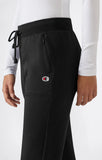 Pantalón Mujer Champion Slim Puño y Cremallera Bolsillos Beige – Deportivo y Favorecedor