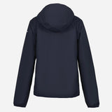 Chaqueta Icepeak Pensacola mujer marino vista trasera con capucha