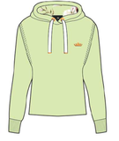 Sudadera capucha mujer SLX Sport Luxury verde matcha flores interior | Felpa