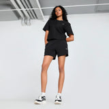 Short mujer Puma ESS MID-RIS 01 negro | Deportivo Ligero