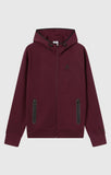 Sudadera hombre Champion interlock capucha y cremallera Granate