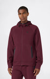 Sudadera hombre Champion interlock capucha y cremallera Granate