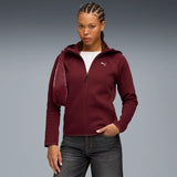 Sudadera mujer PUMA cremallera 96 Granate