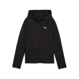 Sudadera mujer PUMA EVOSTRIPE cremallera 688141 01 negro - Puber Sports