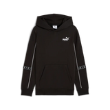 Sudadera niño Puma TAPE y capucha 01 negro