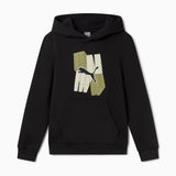 Sudadera niño Puma ESS+ GRAPHIC HOOD BF 686897 01 negro - Puber Sports