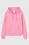 Sudadera Mujer Champion Capucha Logo Pequeño Rosa – Algodón Cómoda y Versátil