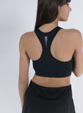 Top Champion BRA naranja flúor y negro talla S - Puber Sports