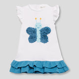 Vestido niña Street Monkey Mariposa 253054 Blanco