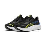 Zapatillas Puma POUNCE LITE JR 401512 11 Negro amarillo y azul - Puber Sports