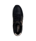 Zapatillas mujer cuña Skechers 2 - HIGH negro | Cómodas y Ligeras