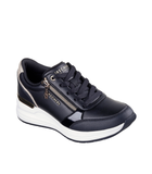 Zapatillas mujer cuña Skechers 2 - HIGH negro | Cómodas y Ligeras