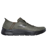 Zapatillas hombre Skechers SLIP-INS - Verde Kaki | Cómodas y Ligeras