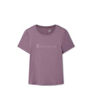 Camiseta mujer Champion CREWNECK SS GYM Strech 118511 VS108 Lila - Puber Sports