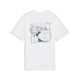 Camiseta niño Puma MID90S RELAXED crew 692119 Blanca - Puber Sports