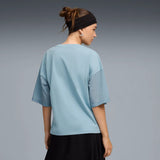 Camiseta Oversized Puma mujer 691883 47 Azul - Puber Sports