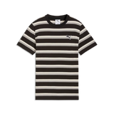 Camiseta niño Puma rayas 692103 Negro/marrón/beige - Puber Sports