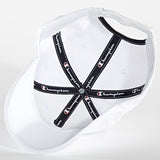 Gorra Champion Blanco – Visera Curva Ajustable y Estilo Deportivo (Unisex) - Puber Sports