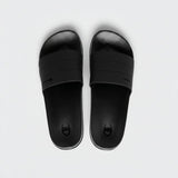 Chanclas Hombre Champion Negra y blanca – Sandalias Slide Logo (40-47) S22049 - Puber Sports