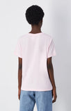 Camiseta Mujer Champion Logo Grande Bordado Monotóno Rosa – Estilo Urbano y Deportivo - Puber Sports