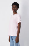 Camiseta Mujer Champion Logo Grande Bordado Monotóno Rosa – Estilo Urbano y Deportivo - Puber Sports