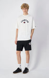 Camiseta Champion Icons logo bordado grande Blanco | Transpirable - Puber Sports