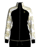 Chaqueta mujer SLX estampado Corales negro 4109 - Puber Sports