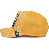 Gorra Trucker Goorin Bros Pájaro Punk Spray Paint Arch – Amarilla · The Farm