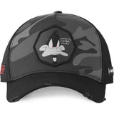Gorra Trucker Capslab Pato Lucas Looney Tunes DAF – Camuflaje Gris