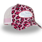 Gorra trucker Von Dutch leopardo rosa PSA P