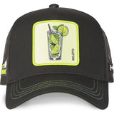 Gorra trucker Capslab Mojito MO1 negra y lima - Puber Sports