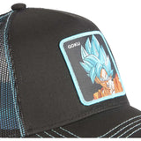 Gorra Trucker Capslab Son Goku Super Saiyan Blue Dragon Ball GOK1 – Negra - Puber Sports