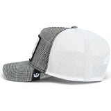 Gorra Trucker Goorin Bros Luciérnaga Lit Firefly – Cuadros Gris y Negro · The Farm