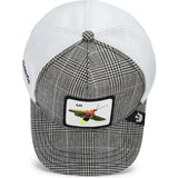 Gorra Trucker Goorin Bros Luciérnaga Lit Firefly – Cuadros Gris y Negro · The Farm