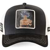 Gorra Trucker Capslab Goku Ultra Instinct Dragon Ball DBS7 UIC – Negra y Blanca