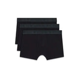 Pack de 3 calzoncillos bóxer Guess Trunk New Hero negros de hombre con cintura elástica con logo