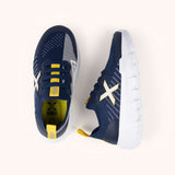 Zapatillas niño Munich sin cordones Jony Kid 80230 16 Azul - Puber Sports