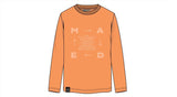 Camiseta niño Losan manga larga naranja | Transpirable