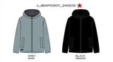 Parka niño Losan nylon polar JR 24005 verde y negro - Puber Sports