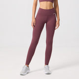 Malla Legging Ginadan Madonna Vientre Plano – Rojo Vino - Puber Sports