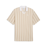 Polo Puma Hombre 692069 87 Beige Rayas – Polo Deportivo Lifestyle - Puber Sports