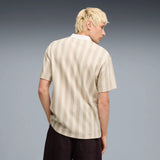 Polo Puma Hombre 692069 87 Beige Rayas – Polo Deportivo Lifestyle - Puber Sports